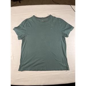 Tommy Bahama T-SHIRT Mens Large Seafoam Green Short Sleeve Tshirt Vintage Wash